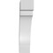 Ekena Millwork 5-in. W x 16-in. D x 22-in. H Merced Architectural Grade PVC Knee Brace BRCP05X16X22MRC - alternate 5